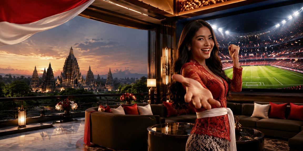 Suasana festival malam penuh cahaya dengan nuansa VIP hiburan premium